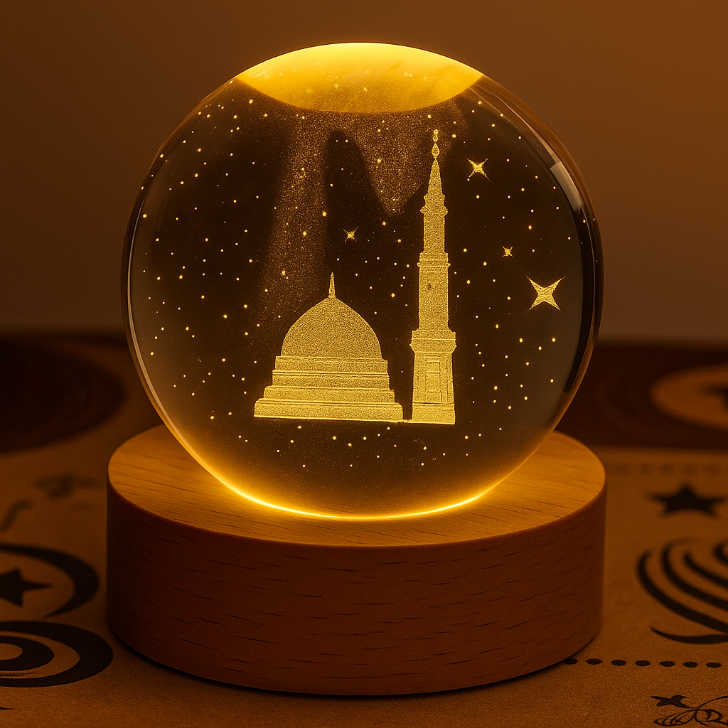 Kaaba, Madinah & Al-Aqsa Lamp