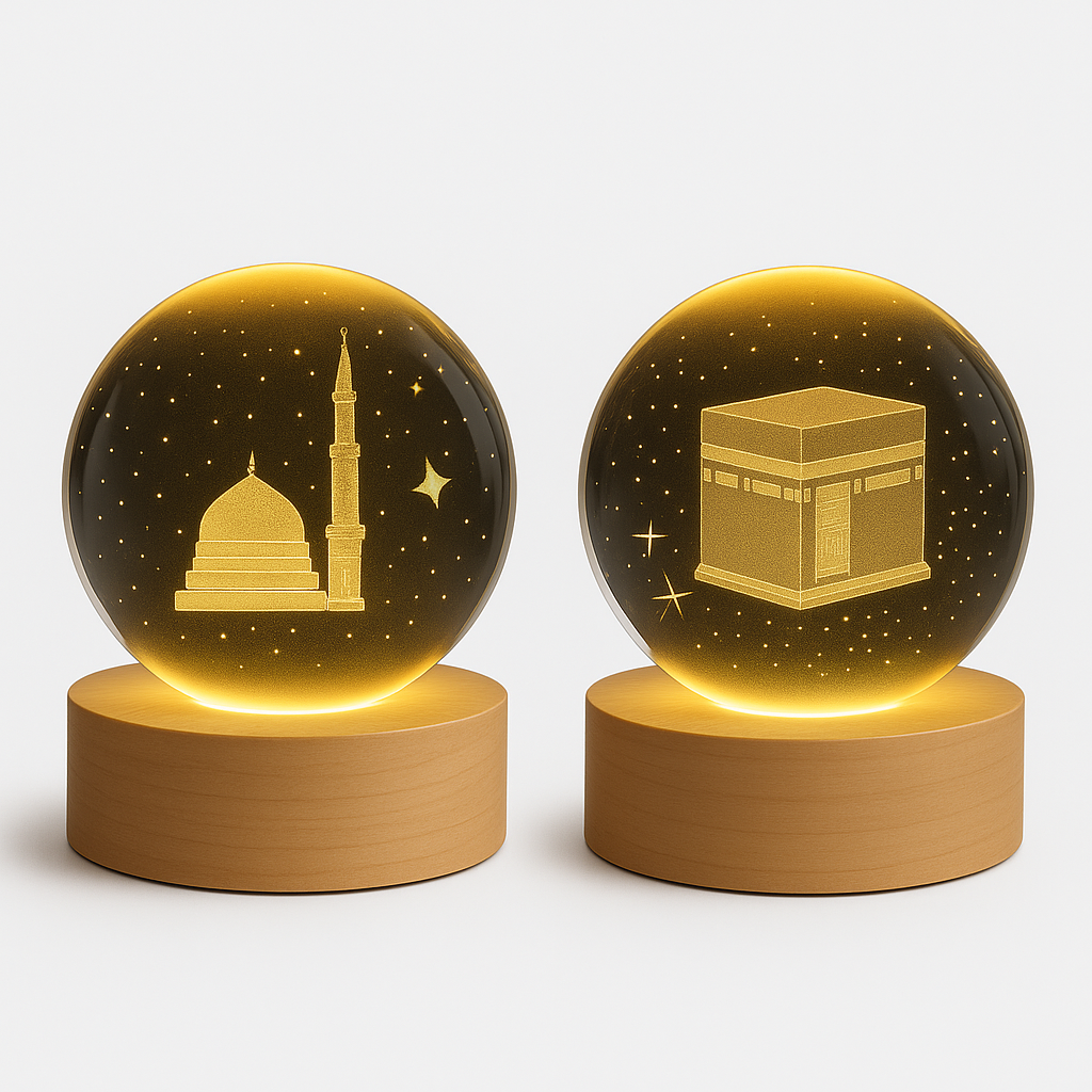 Kaaba, Madinah & Al-Aqsa Lamp